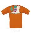 Kids T-shirt Llama moving cornsilk фото