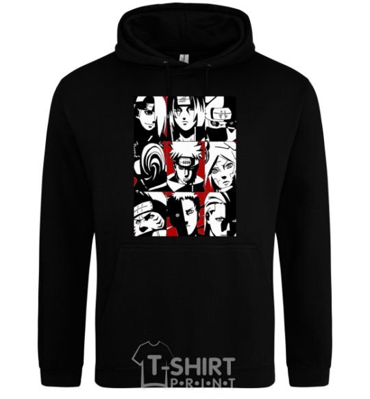 Men`s hoodie Akatsuki black фото