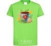 Kids T-shirt New Year's cup orchid-green фото
