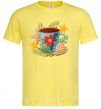 Men's T-Shirt New Year's cup cornsilk фото