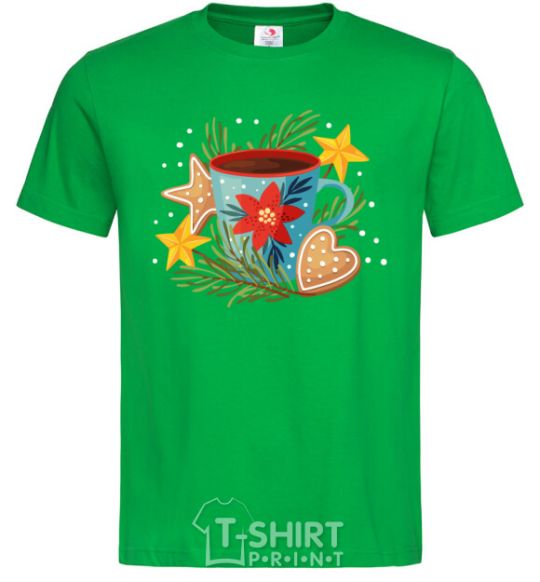 Men's T-Shirt New Year's cup kelly-green фото