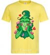 Men's T-Shirt Grinch with hearts cornsilk фото