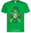 Men's T-Shirt Grinch with hearts kelly-green фото