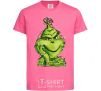 Kids T-shirt The Grinch in the garland heliconia фото
