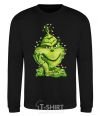 Sweatshirt The Grinch in the garland black фото