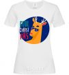 Women's T-shirt Cool Christmas White фото