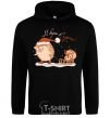 Men`s hoodie Hedgehog, I believe in miracles black фото