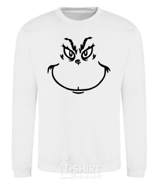 Sweatshirt The Grinch smiles White фото