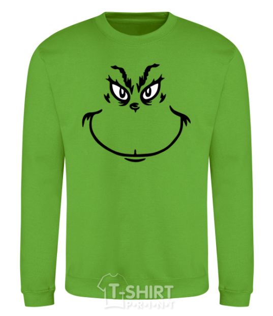 Sweatshirt The Grinch smiles orchid-green фото