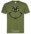 Men's T-Shirt The Grinch smiles millennial-khaki фото