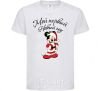 Kids T-shirt Mickey's first New Year's Eve White фото