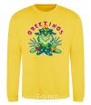 Sweatshirt Greetings Grinch yellow фото