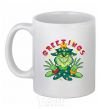 Ceramic mug Greetings Grinch White фото