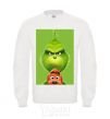 Sweatshirt The Grinch and the dog White фото