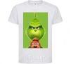 Kids T-shirt The Grinch and the dog White фото