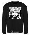 Sweatshirt Sailor moon black white black фото