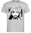 Men's T-Shirt Sailor moon black white grey фото