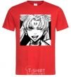 Men's T-Shirt Sailor moon black white red фото