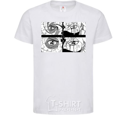 Kids T-shirt Anime eyes White фото