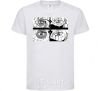 Kids T-shirt Anime eyes White фото