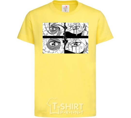 Kids T-shirt Anime eyes cornsilk фото