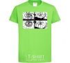 Kids T-shirt Anime eyes orchid-green фото