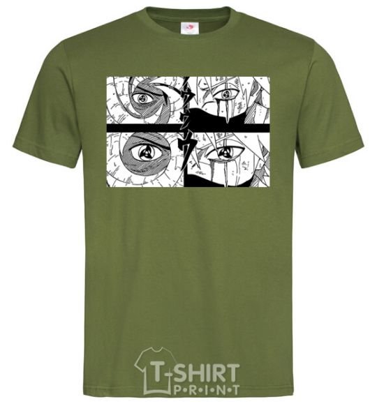 Men's T-Shirt Anime eyes millennial-khaki фото