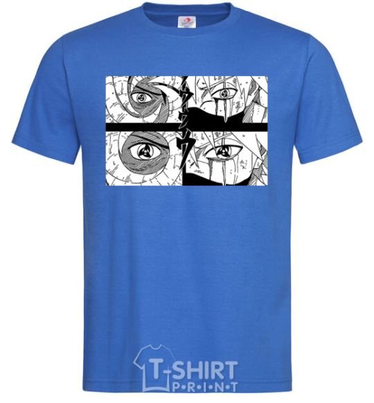 Men's T-Shirt Anime eyes royal-blue фото