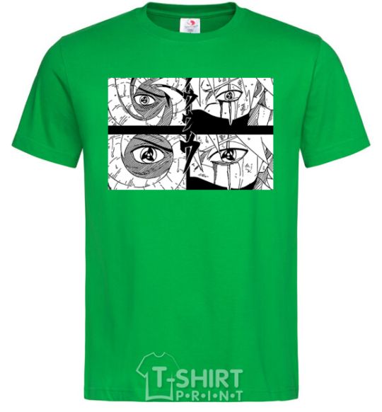 Men's T-Shirt Anime eyes kelly-green фото