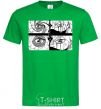 Men's T-Shirt Anime eyes kelly-green фото