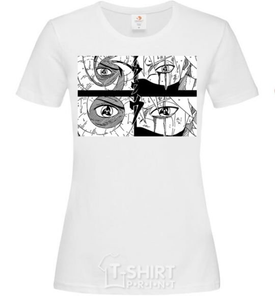 Women's T-shirt Anime eyes White фото