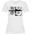 Women's T-shirt Anime eyes White фото