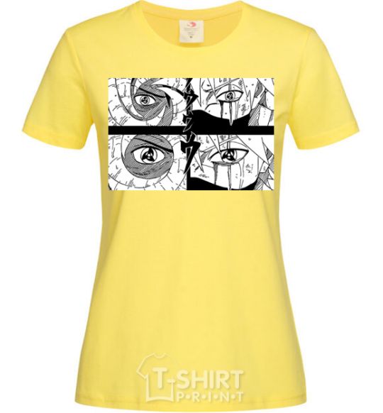 Women's T-shirt Anime eyes cornsilk фото