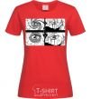 Women's T-shirt Anime eyes red фото