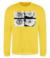 Sweatshirt Anime eyes yellow фото