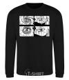 Sweatshirt Anime eyes black фото