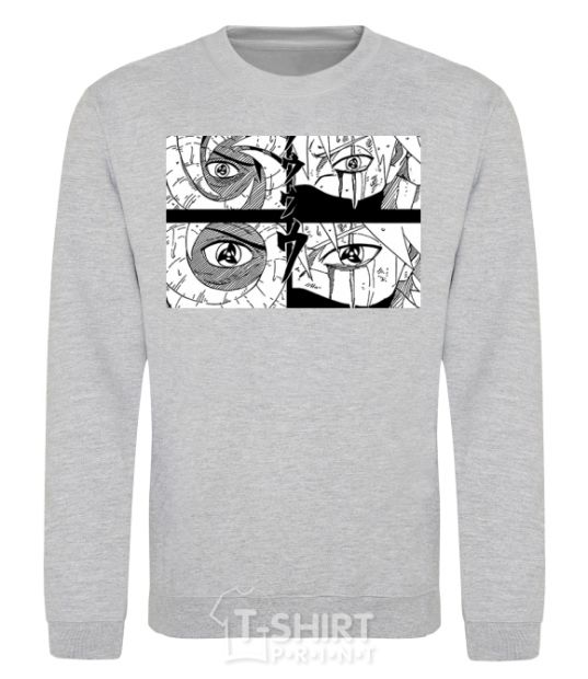 Sweatshirt Anime eyes sport-grey фото