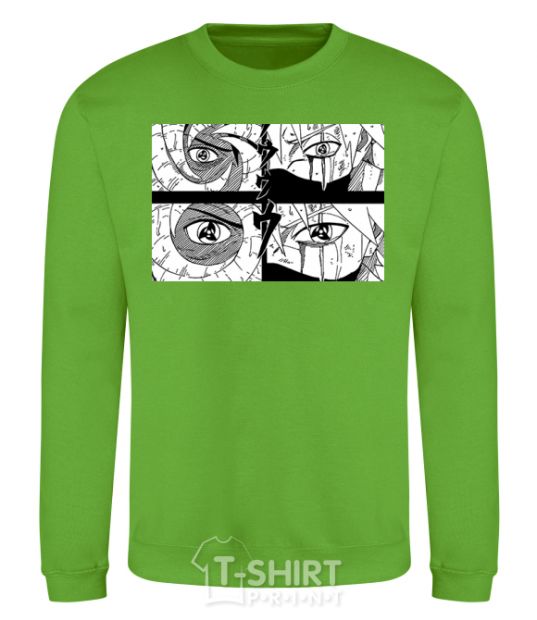 Sweatshirt Anime eyes orchid-green фото