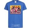 Kids T-shirt Black Pink royal-blue фото