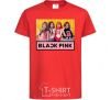 Kids T-shirt Black Pink red фото