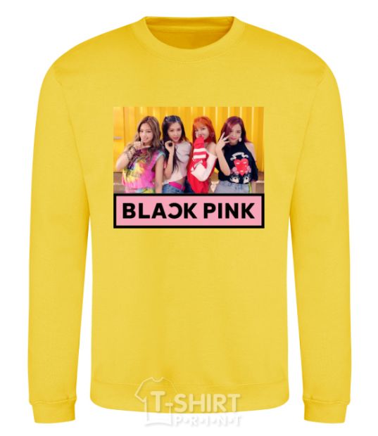 Sweatshirt Black Pink yellow фото