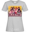 Women's T-shirt Black Pink grey фото