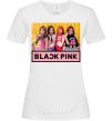 Women's T-shirt Black Pink White фото