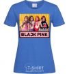 Women's T-shirt Black Pink royal-blue фото