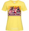 Women's T-shirt Black Pink cornsilk фото