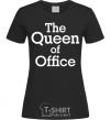 Женская футболка The Queen of office Черный фото