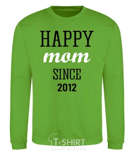 Sweatshirt Happy mom since orchid-green фото