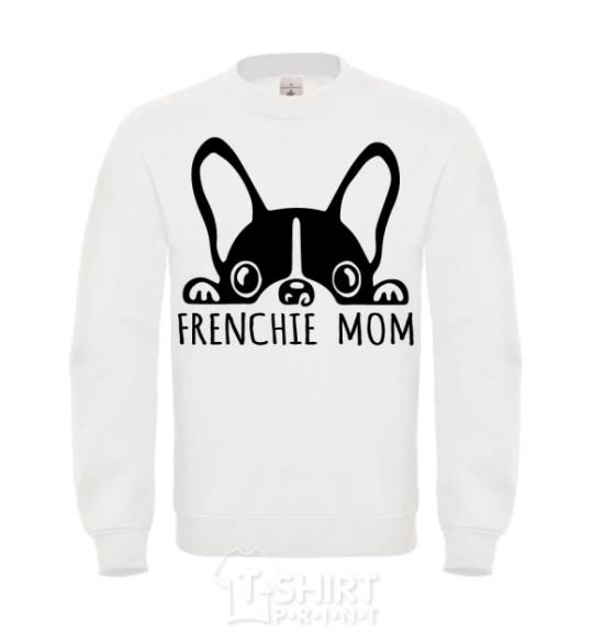 Sweatshirt Frenchie mom White фото