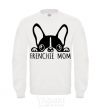 Sweatshirt Frenchie mom White фото