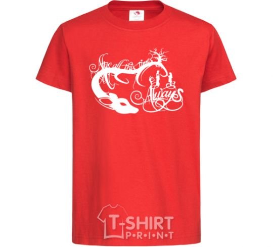 Kids T-shirt Always red фото